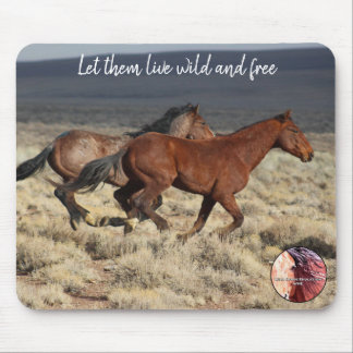 Protect Our Wild Horses Mouse Mat