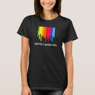 Protect Queer Kids Florida Say Gay Rainbow Lgtbq T T-Shirt