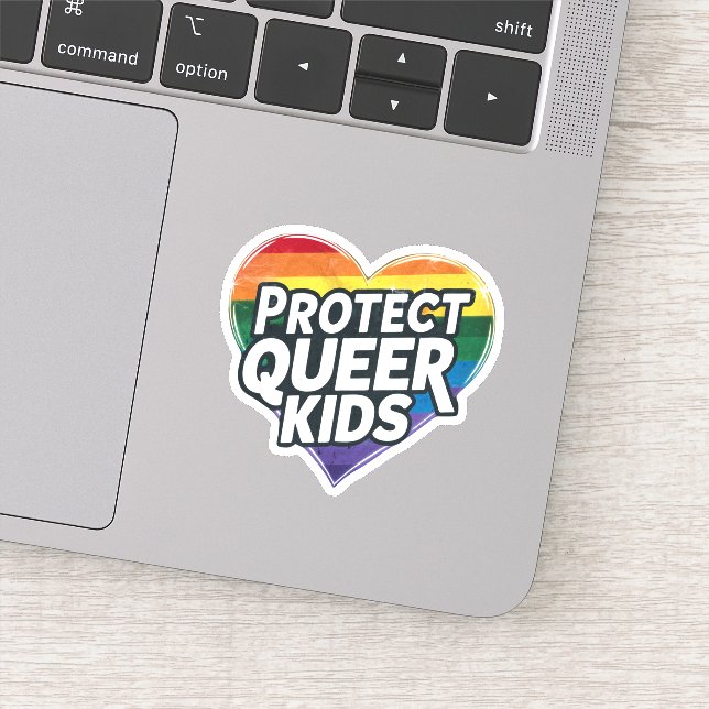  Protect Queer Kids  Rainbow Heart  LGBT Pride  (Detail)