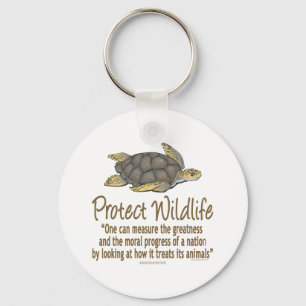 Protect Sea Turtles Key Ring