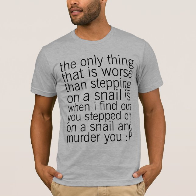 protect snails T-Shirt (Front)