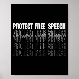 Protect Speech Men Women  Poster