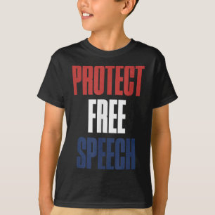 Protect Speech Patriotic Men And Women  T-Shirt