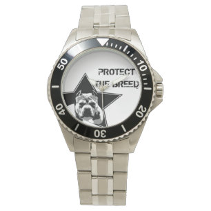 Protect The Breed Pit Bull Watch - Stainless Steel