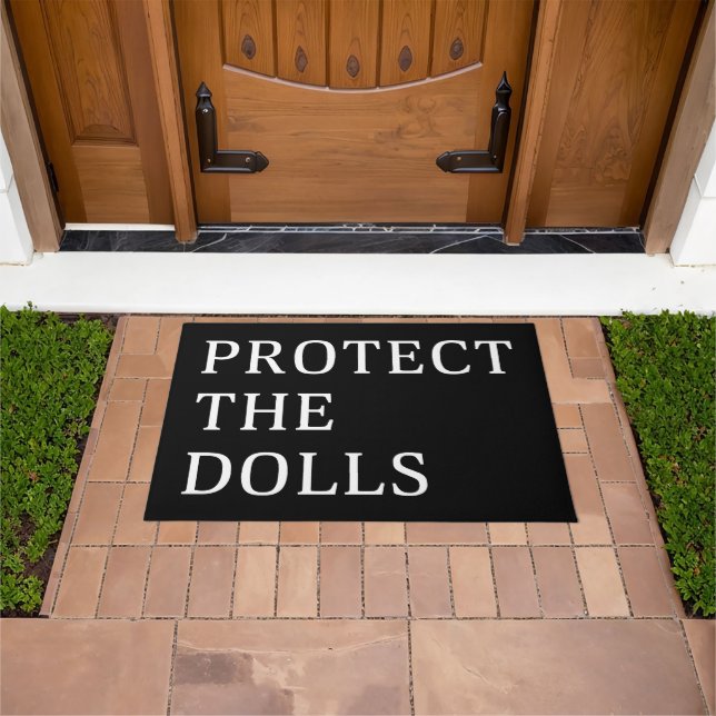 Protect The Dolls Doormat (Outdoor)