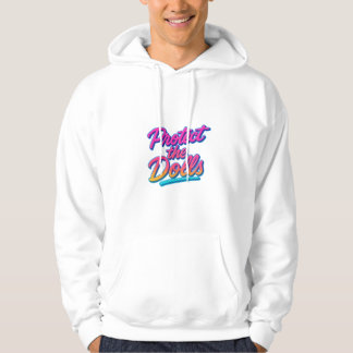 Protect the Dolls Neon Retro Art Hoodie