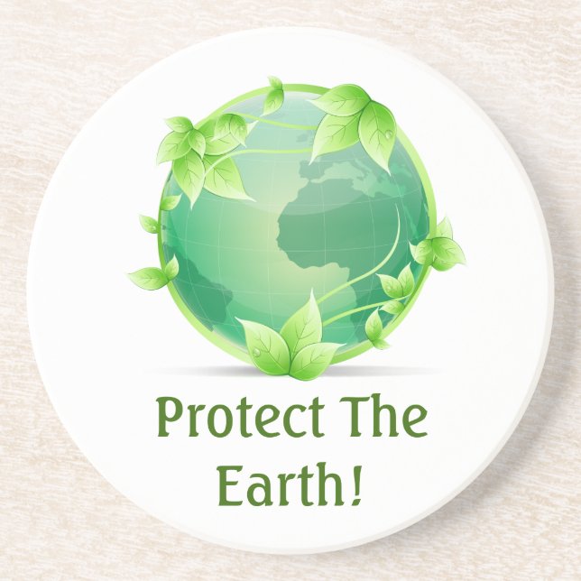 Protect The Earth Coaster (Front)