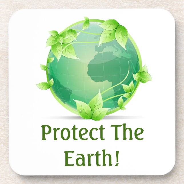 Protect The Earth Coaster (Front)