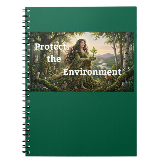 Protect the Environment  Notebook (Front)