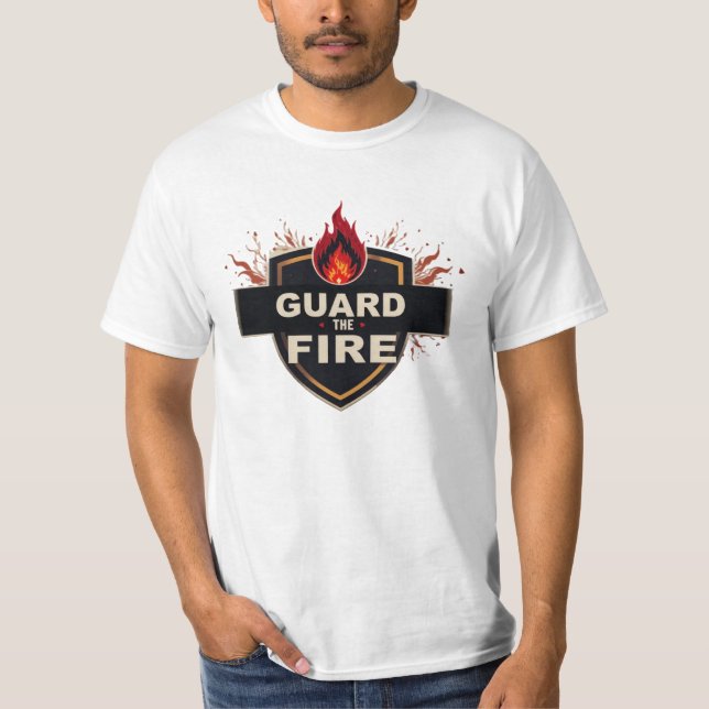 Protect the Legend Dragon Fantasy Warrior Shirt (Front)