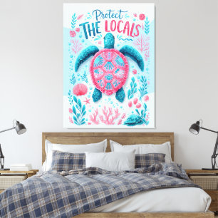 Protect the Locals Canvas Print