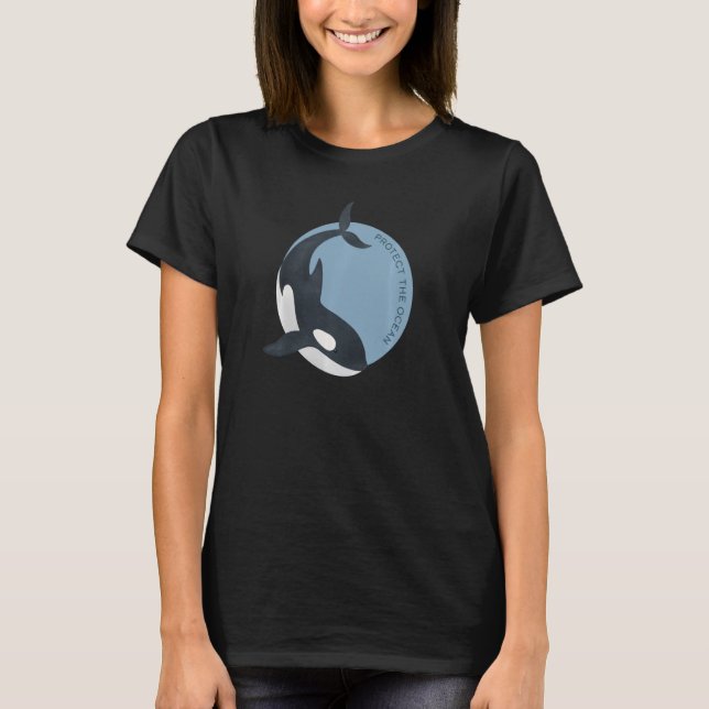 Protect the ocean - Orca - killer whale Pullover H (Front)