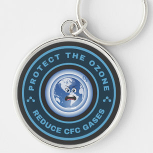 Protect the Ozone reduce CFC gases Key Ring