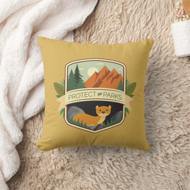 Protect the Parks Weasel Cushion (Blanket)