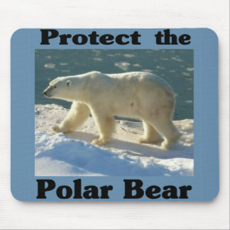 Protect the Polar Bear Mouse Mat