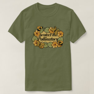 Protect the pollinators bee and butterflies T-Shirt