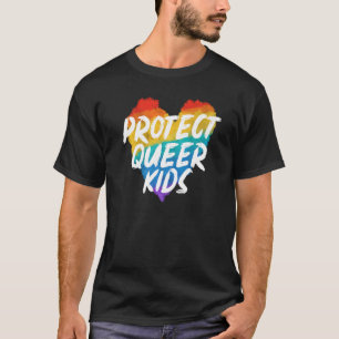 Protect The Queer Kids Rainbow Pride Month T-Shirt