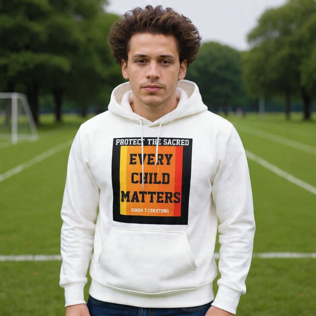 Protect The Sacred. Every Child Matters. Hoodie (Creator Uploaded)