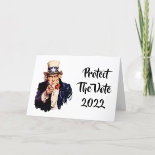 Protect The Vote 2022 Card