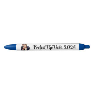 Protect The Vote 2024 Bumper Sticker Black Ink Pen