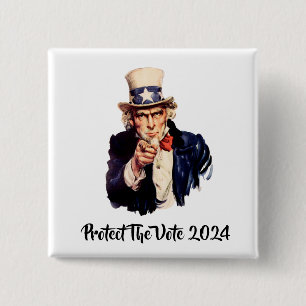 Protect The Vote 2024 Button