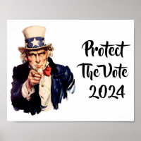 Protect The Vote 2024 Poster