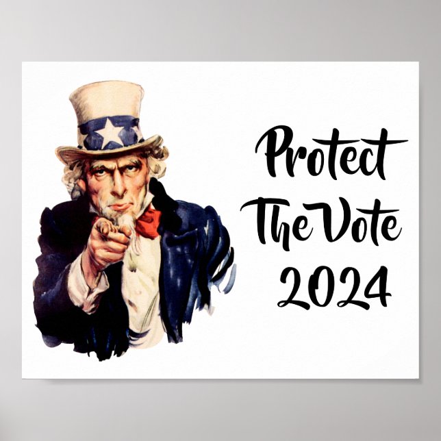 Protect The Vote 2024 Poster (Front)