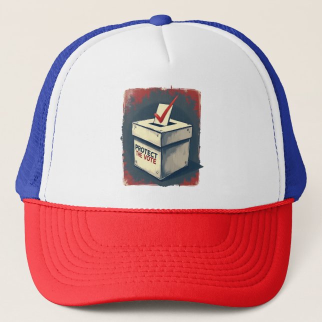 Protect the Vote Trucker Hat (Front)