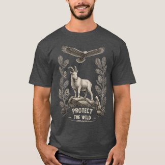 Protect the Wild – Mountain Goat & Eagle T-Shirt