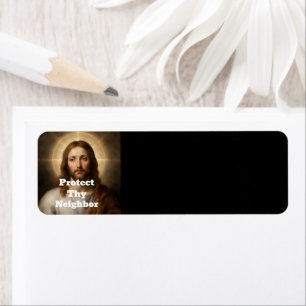 Protect Thy Neighbor Return Address Label