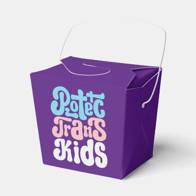 Protect Trans Kids Favour Box (Front Side)