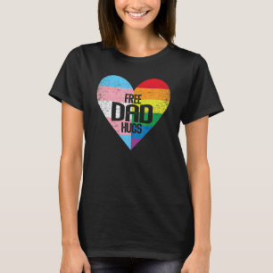 Protect Trans Kids Free Dad Hugs Gay Lesbian Lgbt  T-Shirt