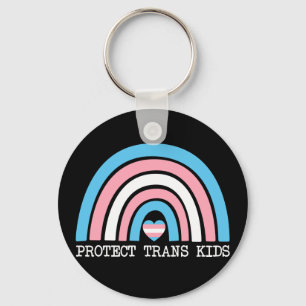 Protect Trans Kids Key Ring