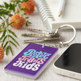 Protect Trans Kids Keychain