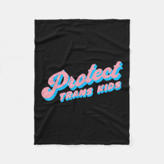 Protect Trans Kids Lgbt Pride Queer  Fleece Blanket
