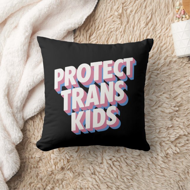 Protect Trans Kids LGBTI+ Rights Pride Month Proud Cushion (Blanket)