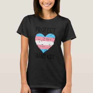 Protect Trans Kids Lgbtq Rainbow Pride Diversity Q T-Shirt