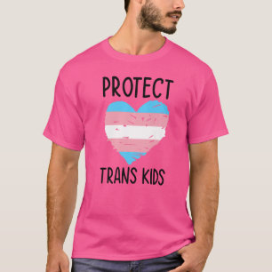 Protect Trans Kids Lgbtq Rainbow Pride Diversity Q T-Shirt