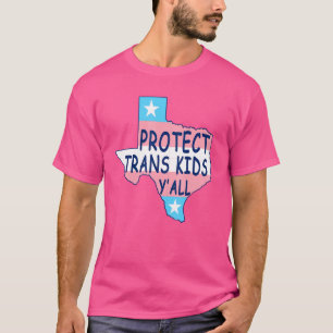 Protect Trans Kids Lgbtq Rights Transgender Flag T-Shirt