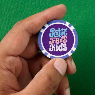 Protect Trans Kids Poker Chips