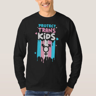 Protect Trans Kids Transgender Flag Pride Lgbt T-Shirt