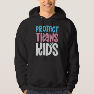 Protect Trans Kids Youth Proud Transgender Lgbt Pr Hoodie