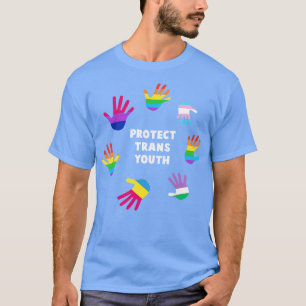 Protect Trans Youth LGBT Gay Pride Tee LGBTQ Suppo