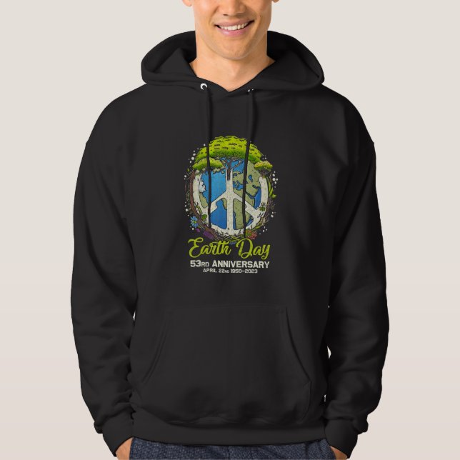 Protect Trees, Nature, Orcas, Climate on Earth Day Hoodie (Front)