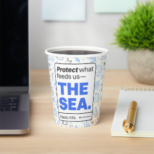 Protect What Feeds Us: The Sea Ocean Pollution Paper Cups