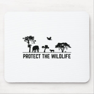 Protect Wildlife Safari Animal Conservancy Nature Mouse Mat