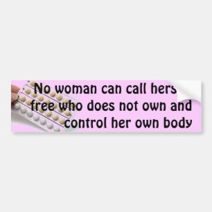 protect women's rights bumper sticker