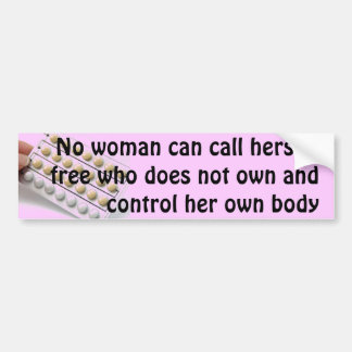 protect women's rights bumper sticker