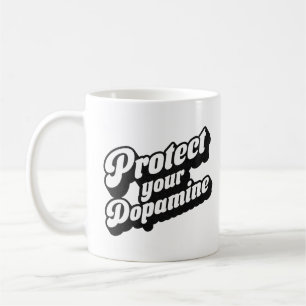 Protect Your Dopamine SelfCare Wellness Retro Gift Coffee Mug