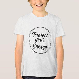 Protect Your Energy Mental Health Awareness Suppor Tri-Blend Shirt